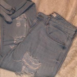 Forever 21 Ripped mom jeans